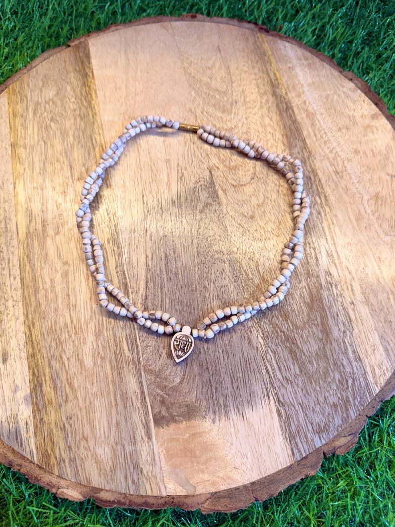 Radha naam small locate &￼Two Round Original tulsi Kanthi mala