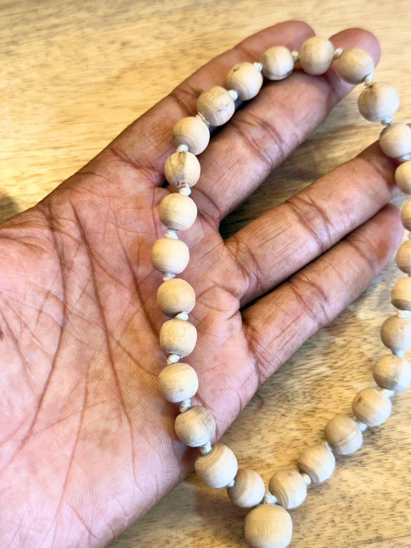 27+1 Beads original tulsi japa mala ( beads size￼ 10 mm )