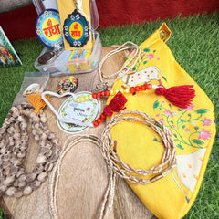 Pyaro Vrindavan Bhakti Starter Kit (11 Sacred Items) | Complete Devotional Kit for Daily Bhakti & Naam Jap