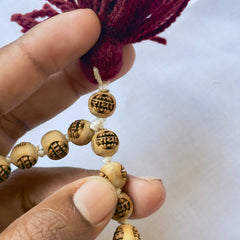 27+1 Tulsi Beads Radha Naam Original tulsi Japa mala