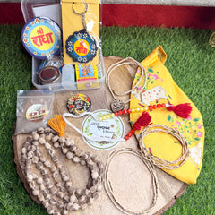 Pyaro Vrindavan Bhakti Starter Kit (11 Sacred Items) | Complete Devotional Kit for Daily Bhakti & Naam Jap