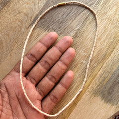 1 Round Original Tulsi Kanthi Mala | Handmade Natural Tulsi Necklace | Pyaro Vrindavan Store