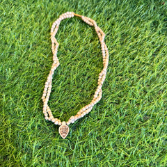 Radha naam small locate &￼Two Round Original tulsi Kanthi mala