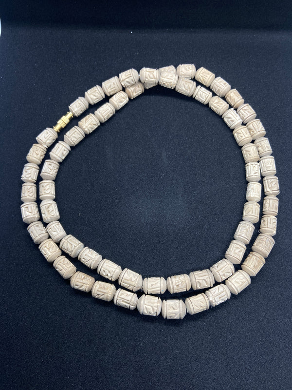 2 Round Radha Name Handcarts Beads Original Tulsi mala