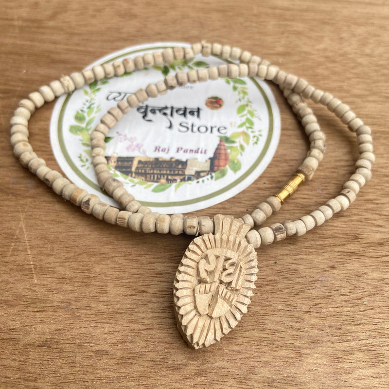 Handcrafted Radha naam locate & Tulsi Mala