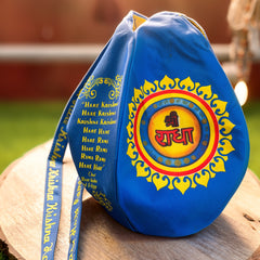 Sheee radha printed mala japa bag