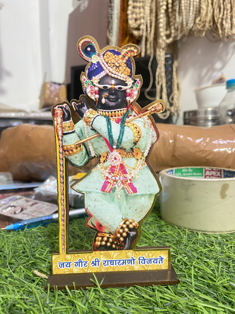 Radharaman lal ji [M.d.f cut out 6 inch ]