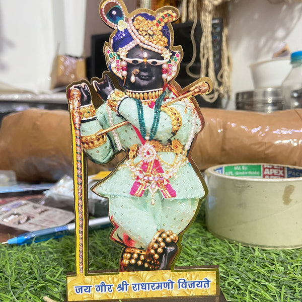 Radharaman lal ji [M.d.f cut out 6 inch ]