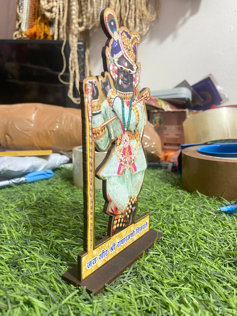 Radharaman lal ji [M.d.f cut out 6 inch ]