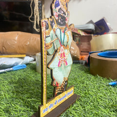 Radharaman lal ji [M.d.f cut out 6 inch ]