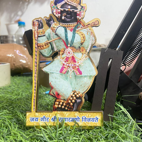 Radharaman lal ji [M.d.f cut out 6 inch ]