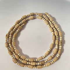 3 round Radha name handcarts beads original tulsi mala