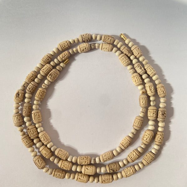 3 round Radha name handcarts beads original tulsi mala