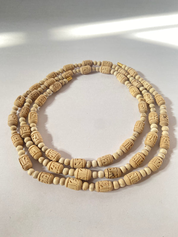 3 round Radha name handcarts beads original tulsi mala