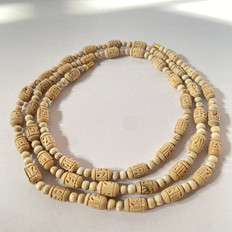 3 round Radha name handcarts beads original tulsi mala