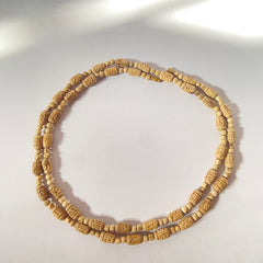 2 round radha name handcarts beads original kanthi mala