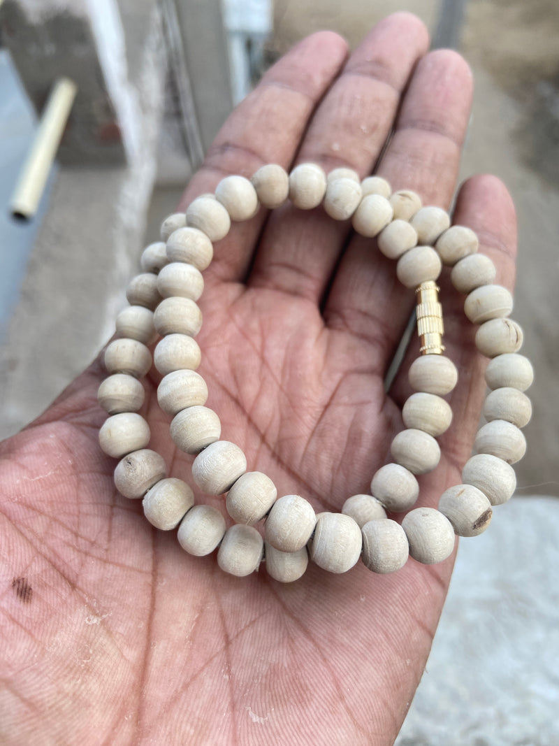 1 Round tulsi kanthi mala [18 inch 8mm]