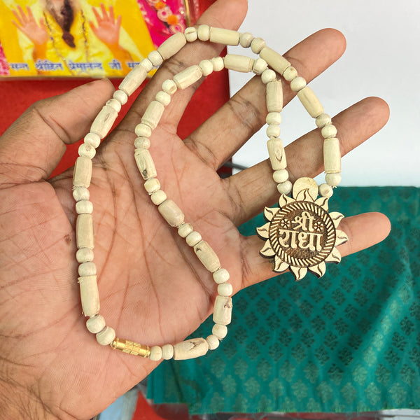Radha name lockit tulsi mala