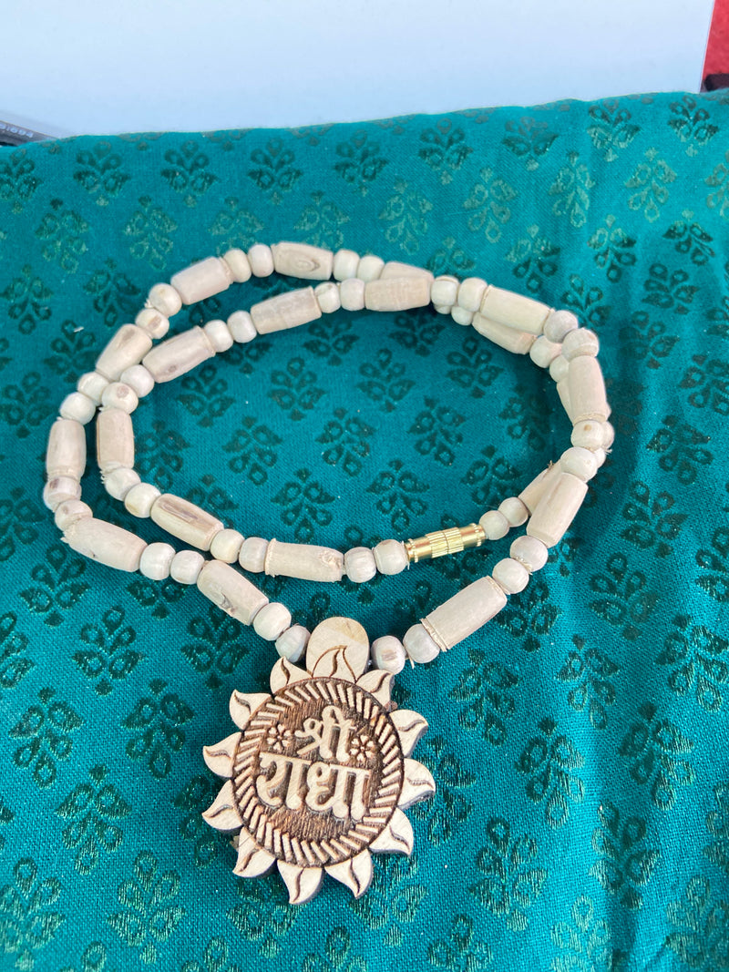 Radha name lockit tulsi mala