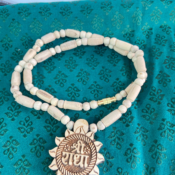 Radha name lockit tulsi mala