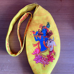 Krishna Cow Printed japa bag