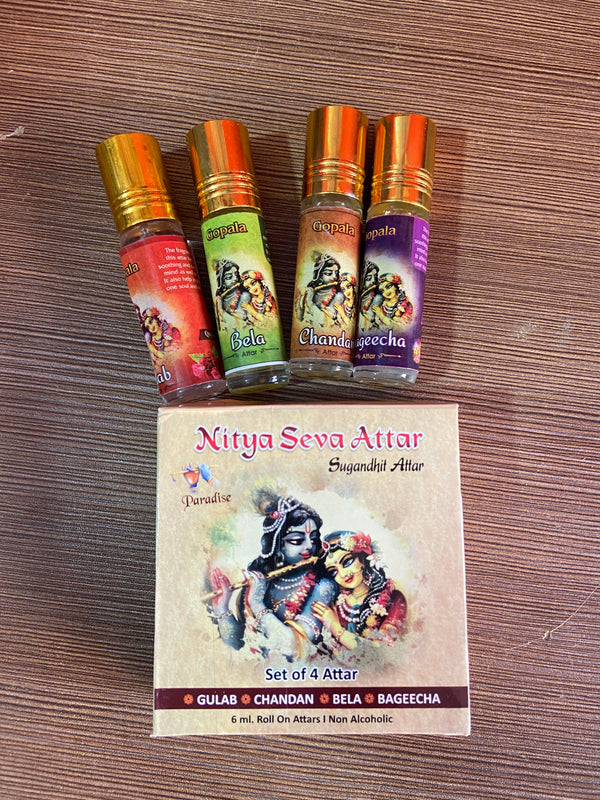 Thakur Nitya Seva Itra [gulab chandan bela bageecha]