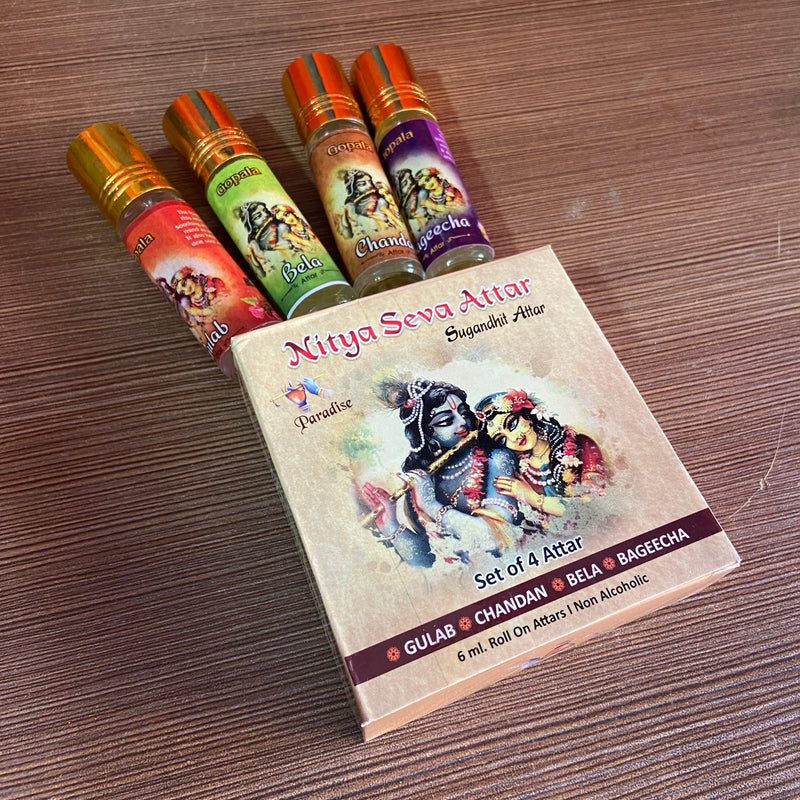 Thakur Nitya Seva Itra [gulab chandan bela bageecha]