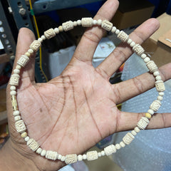 1 Round Radha Name Handcarts Beads Original Tulsi mala