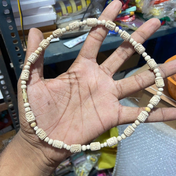 1 Round Radha Name Handcarts Beads Original Tulsi mala