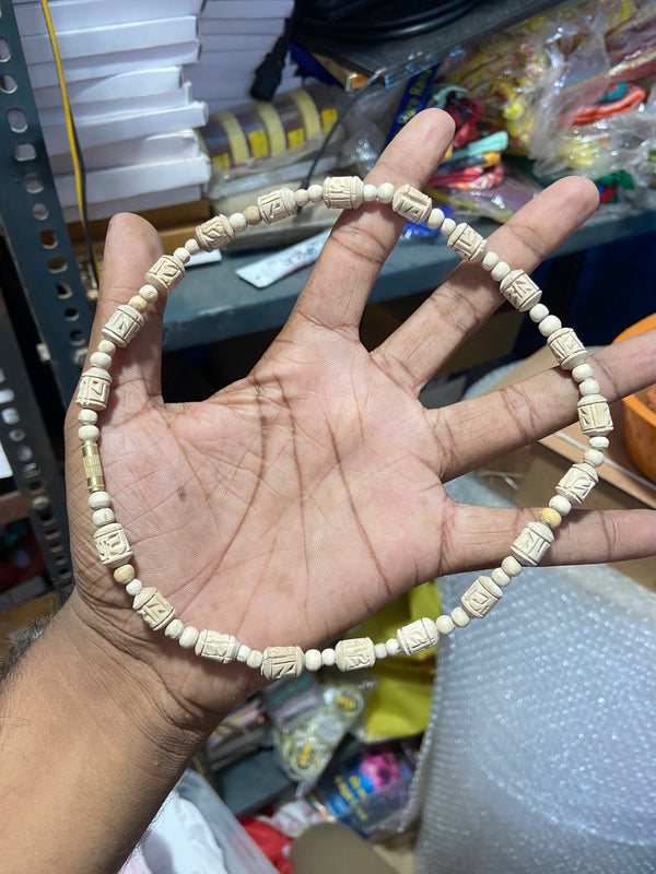 1 Round Radha Name Handcarts Beads Original Tulsi mala