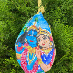 Radhakrihna Handcraft Painting Japa Bag