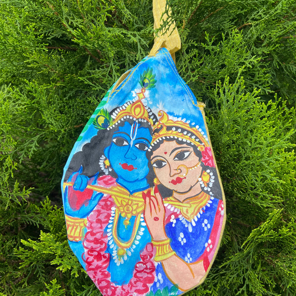 Radhakrihna Handcraft Painting Japa Bag