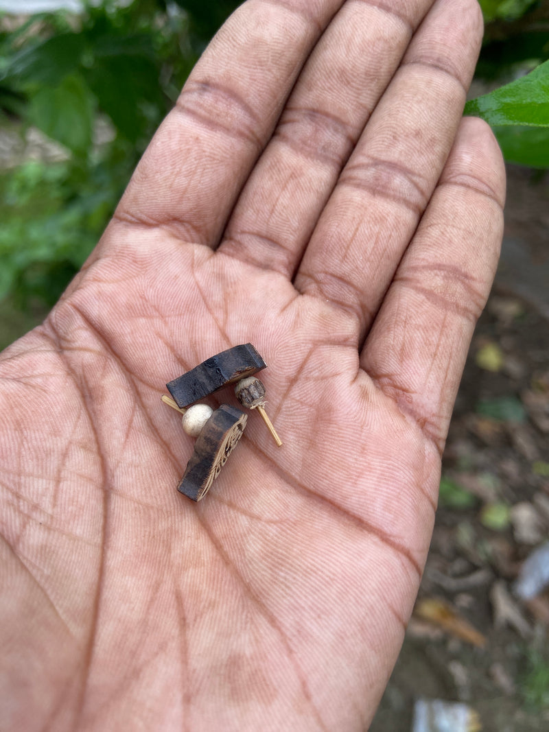 Radha Radha name Tulsi Earrings