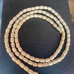 3 Round Radha name Handcrafted tulsi beads kanthi mala