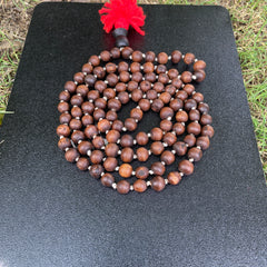 108+1 Orginal Blackbroun [10mm] tulsi japa mala