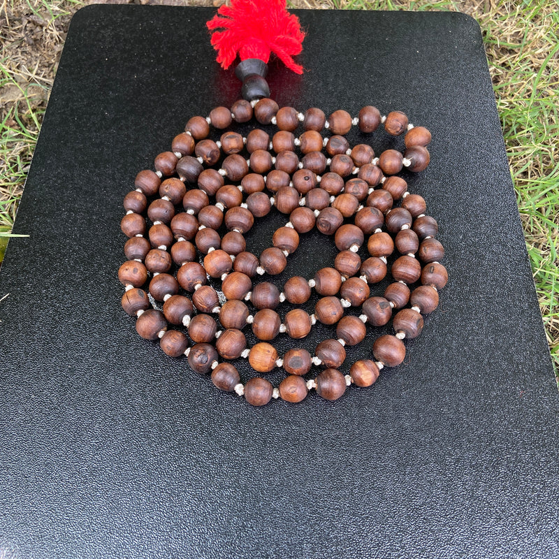 108+1 Orginal Blackbroun [10mm] tulsi japa mala