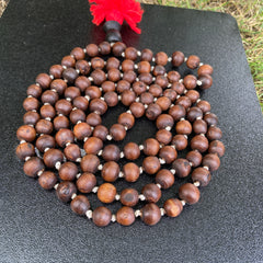 108+1 Orginal Blackbroun [10mm] tulsi japa mala