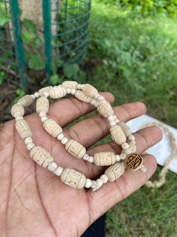Unique style radha krishna name tulsi mala 1 round