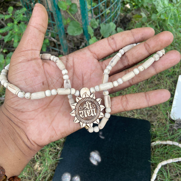 Radha Name tulsi Locket mala Original Tulsi Kanthi