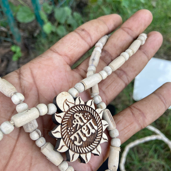 Radha Name tulsi Locket mala Original Tulsi Kanthi