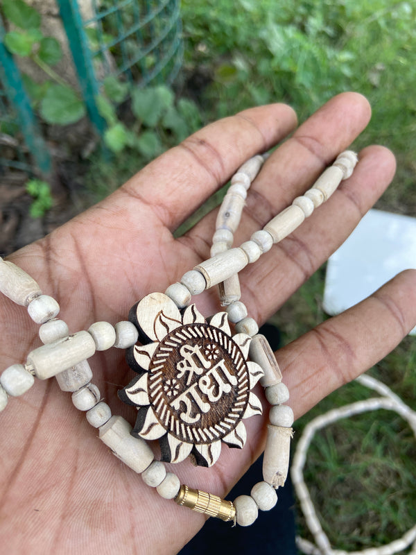 Radha Name tulsi Locket mala Original Tulsi Kanthi