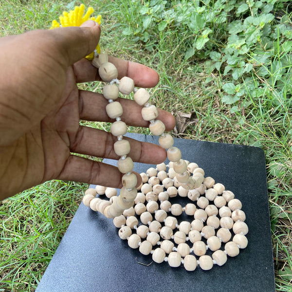 [12mm] 108+1 tulsi jap mala