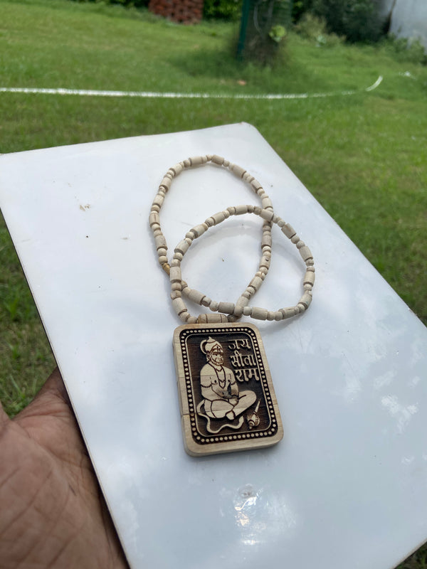 Hanuman ji locket orginal tulsi mala