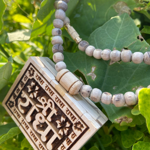 Shree Radha name Bhaktamaal tulsi lockit ,tulsi mala