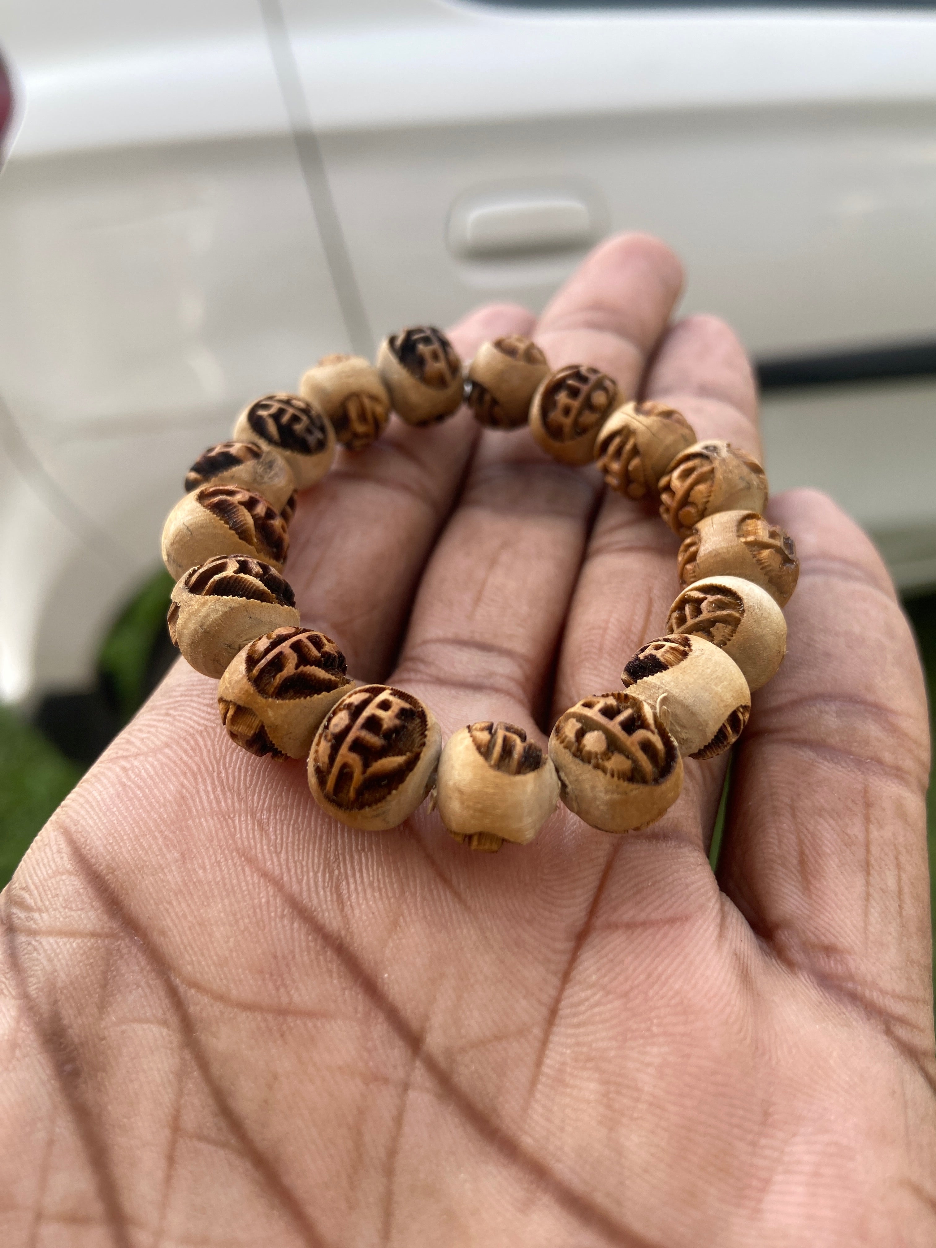 Pyaro P Ram Name Tulsi Bracelet – Pyaro Vrindavan Store
