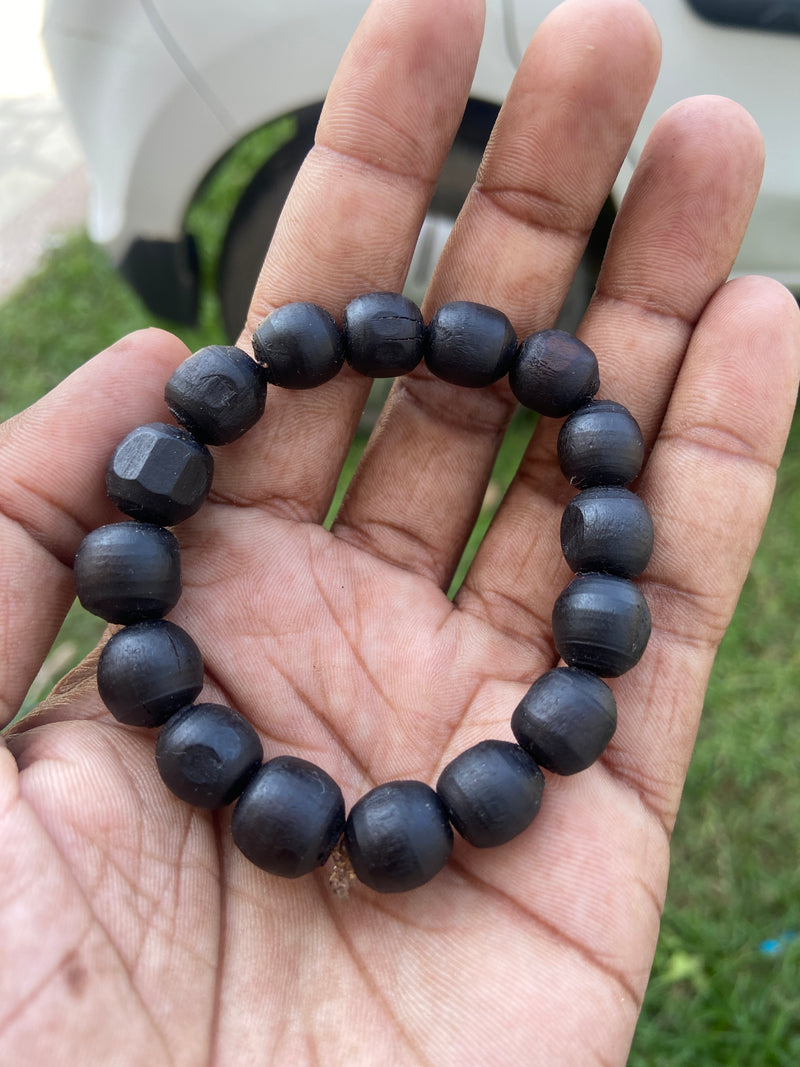 Black Tulsi Beads Bracelet