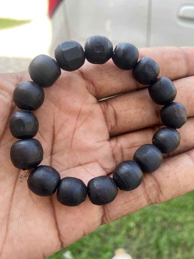 Black Tulsi Beads Bracelet