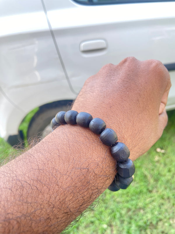 Black Tulsi Beads Bracelet