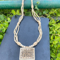 Tulsi Panch Mala With shree harvansh  bhaktmaal locket original tulsi mala [28inch]