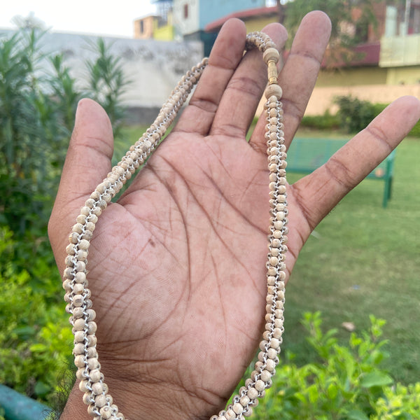4 Iayers Tulsi Mala Round Beads 18 Inch